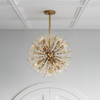 Aurora Lustre de Luxe en Métal Doré - Neutralighting