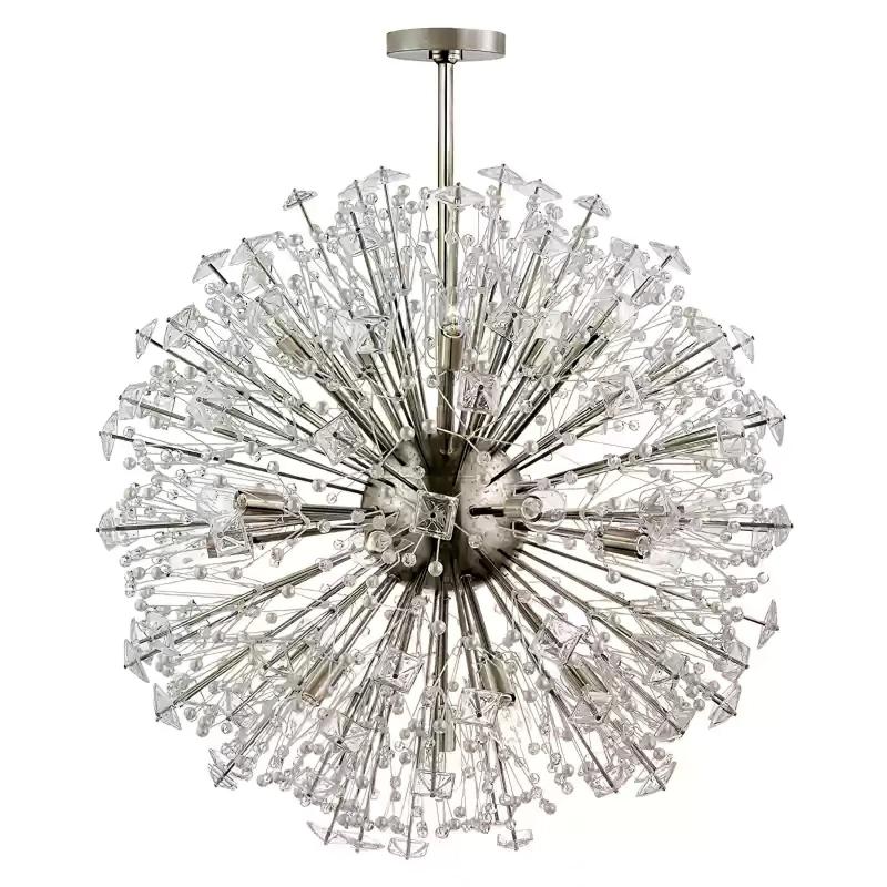 Aurora Lustre de Luxe en Métal Doré - Neutralighting