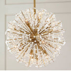 Aurora Lustre de Luxe en Métal Doré - Neutralighting