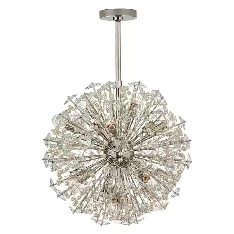 Aurora Lustre de Luxe en Métal Doré - Neutralighting
