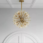 Aurora Lustre de Luxe en Métal Doré - Neutralighting