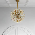 Aurora Lustre de Luxe en Métal Doré - Neutralighting