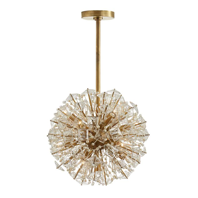 Aurora Lustre de Luxe en Métal Doré - Neutralighting