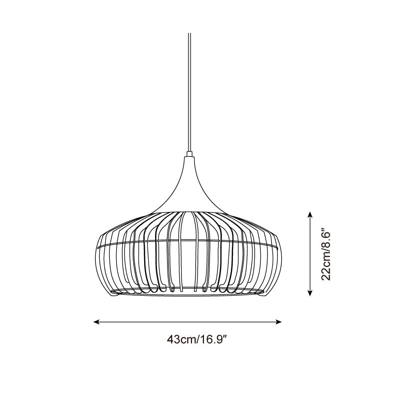 Zivora Lampe Pendante Bambou Rattan Naturel - Neutralighting