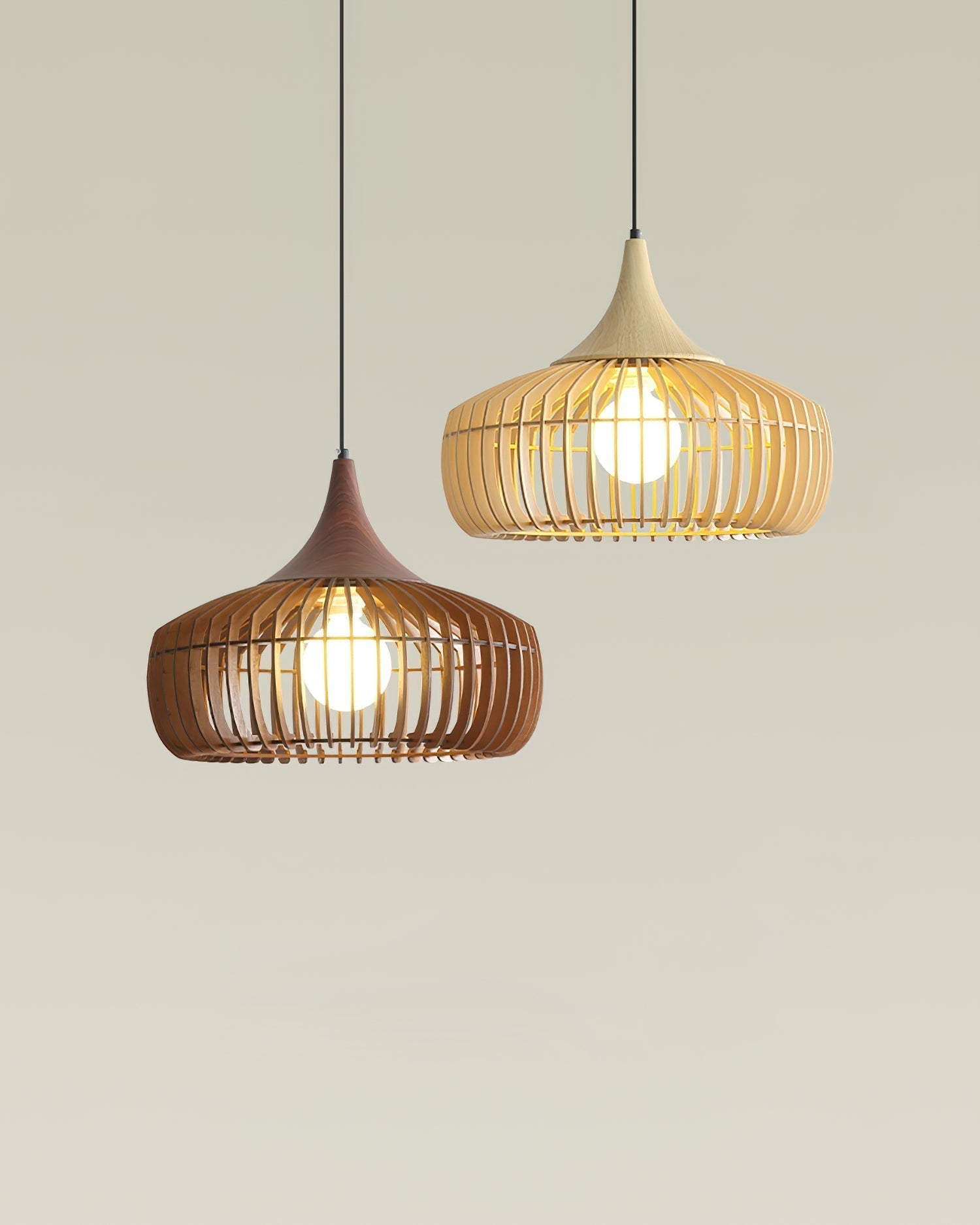 Zivora Lampe Pendante Bambou Rattan Naturel - Neutralighting