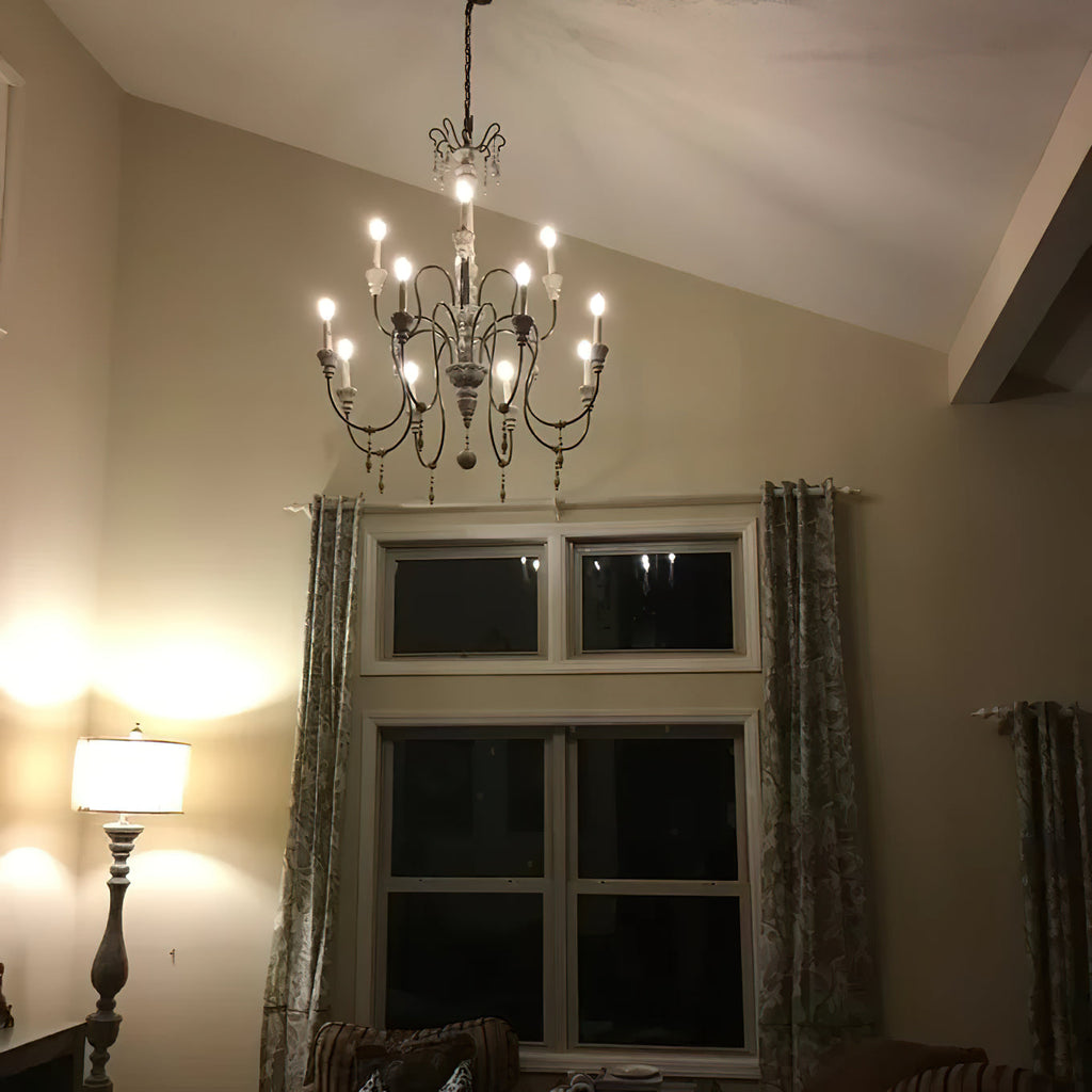 Epoch Lustre Bois Métal Luxe Postmoderne - Neutralighting
