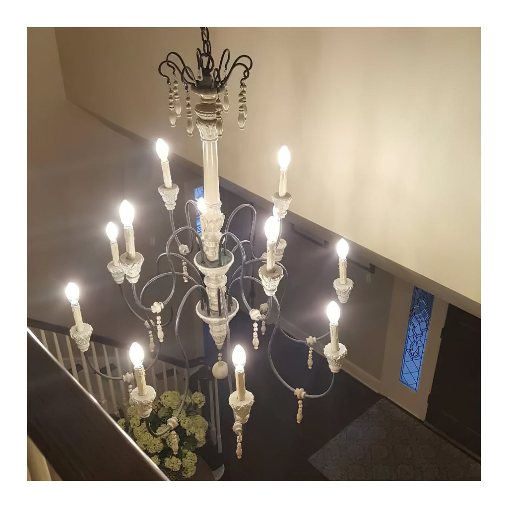 Epoch Lustre Bois Métal Luxe Postmoderne - Neutralighting