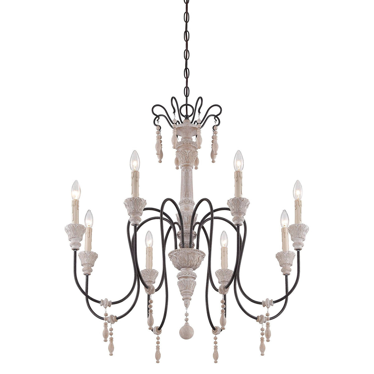 Epoch Lustre Bois Métal Luxe Postmoderne - Neutralighting