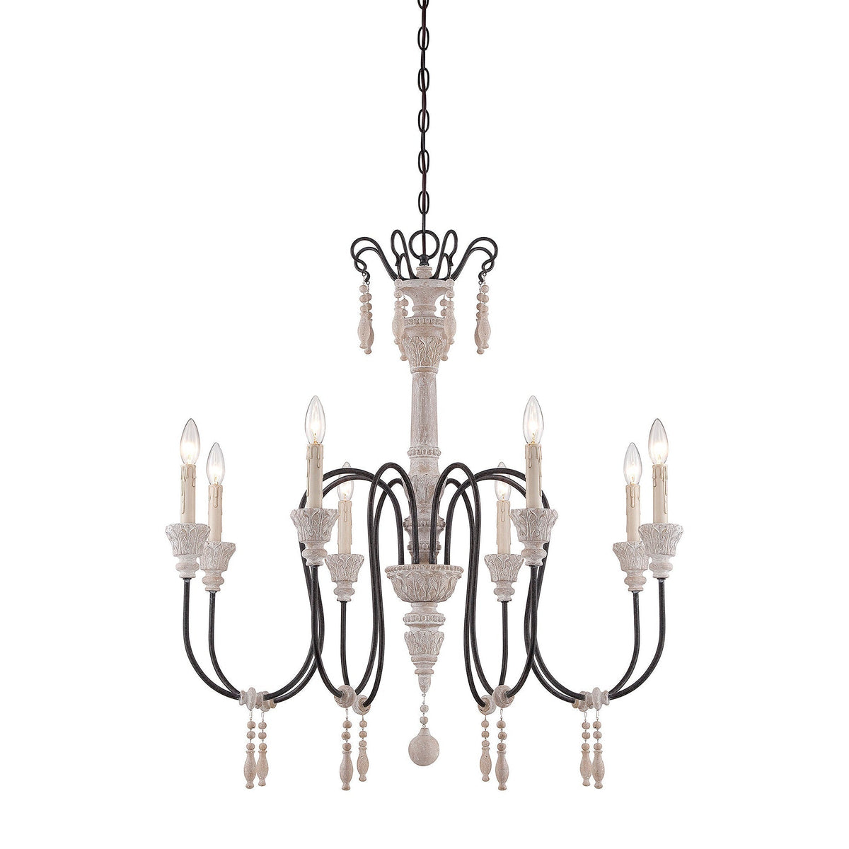 Epoch Lustre Bois Métal Luxe Postmoderne - Neutralighting