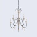 Epoch Lustre Bois Métal Luxe Postmoderne - Neutralighting