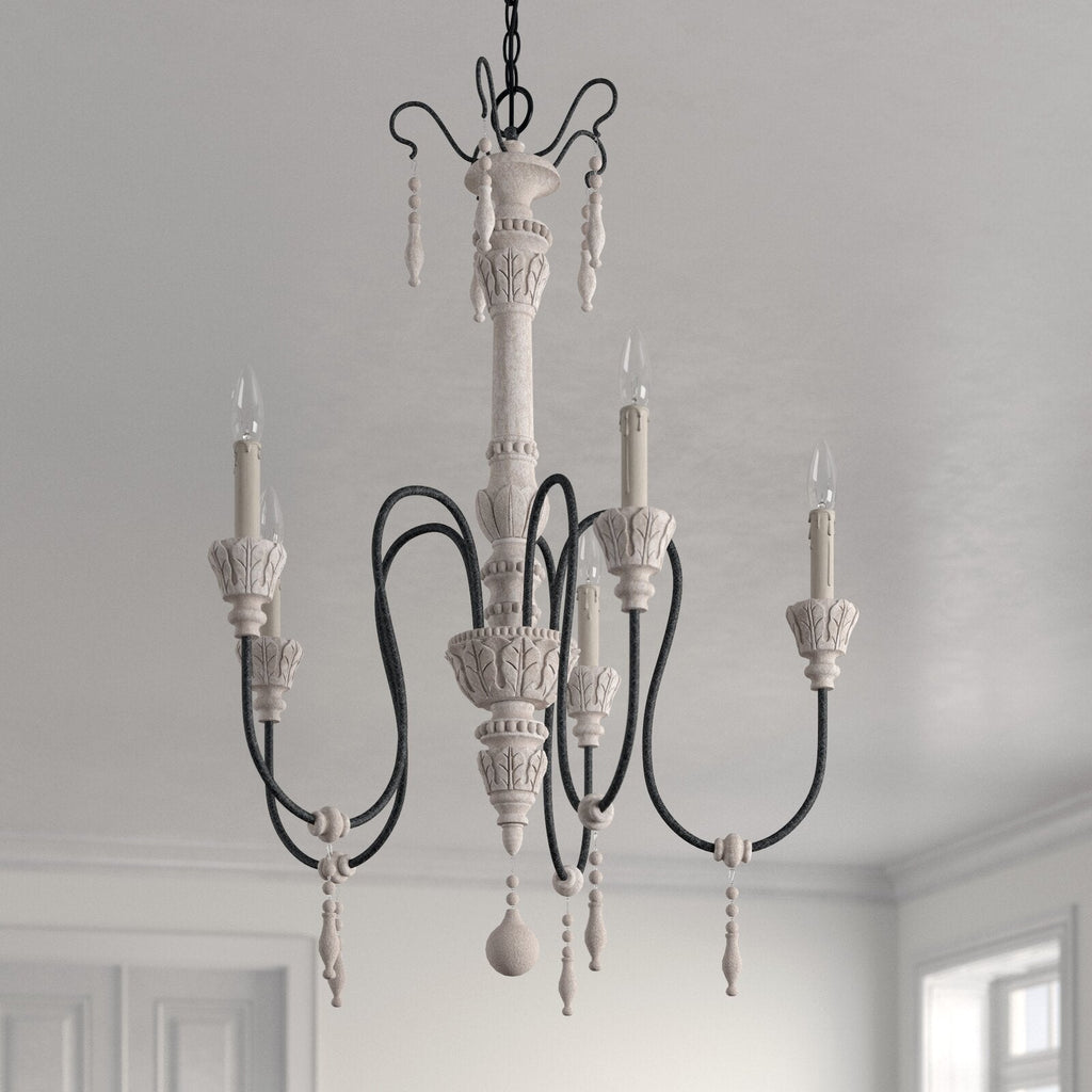 Epoch Lustre Bois Métal Luxe Postmoderne - Neutralighting