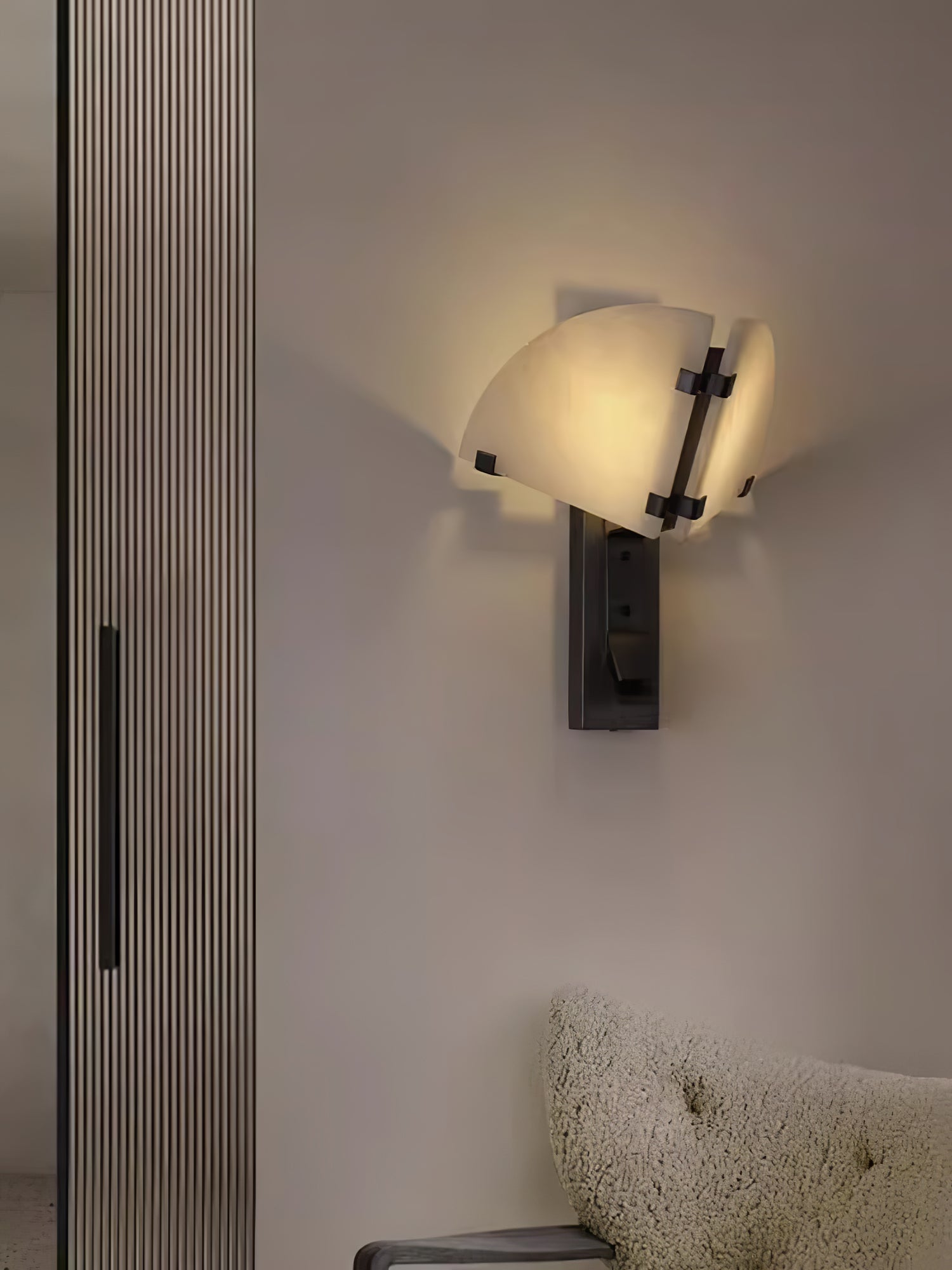Selesta Applique Murale Moderne en Albâtre - Neutralighting