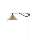 Gild Applique Murale Laiton Métal Tissu Vintage Plug-In - Neutralighting