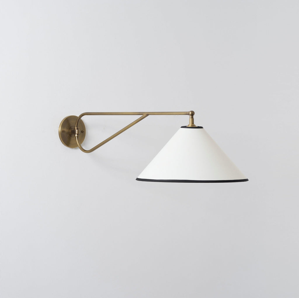Hymn Applique Murale Laiton Métal Tissu Vintage - Neutralighting