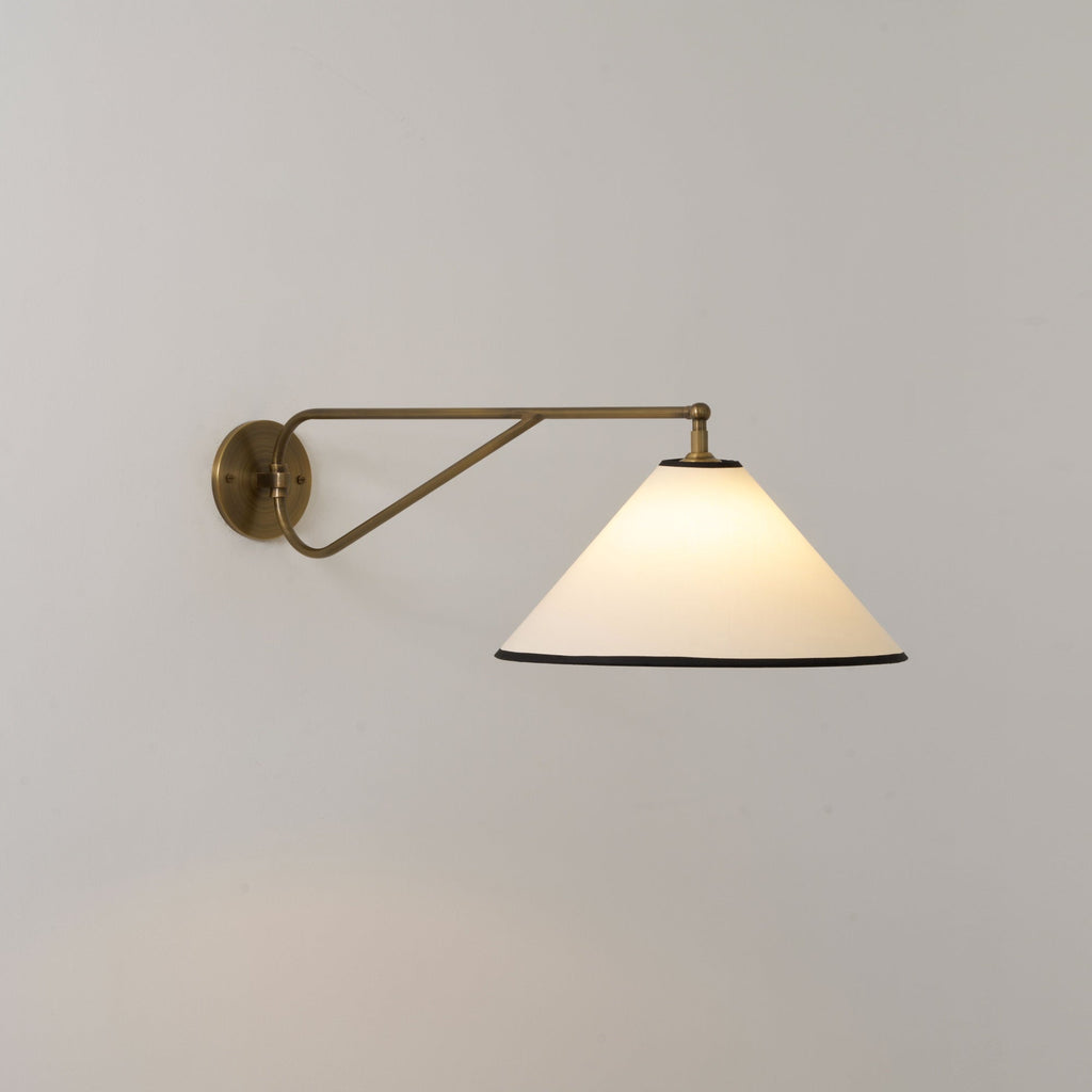 Hymn Applique Murale Laiton Métal Tissu Vintage - Neutralighting