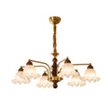 Lylaeen Lustre Vintage Élégant en Verre et Bois - Neutralighting