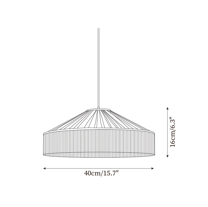 Serenya Lampe Pendante Franges Tissu Vintage - Neutralighting