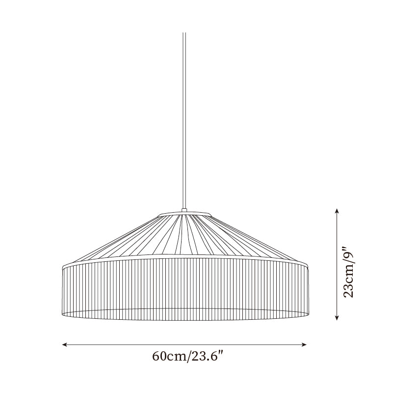 Serenya Lampe Pendante Franges Tissu Vintage - Neutralighting