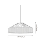 Serenya Lampe Pendante Franges Tissu Vintage - Neutralighting