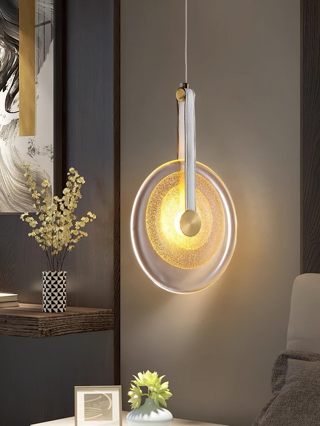 Zaylora Suspension Classique Cuir - Neutralighting