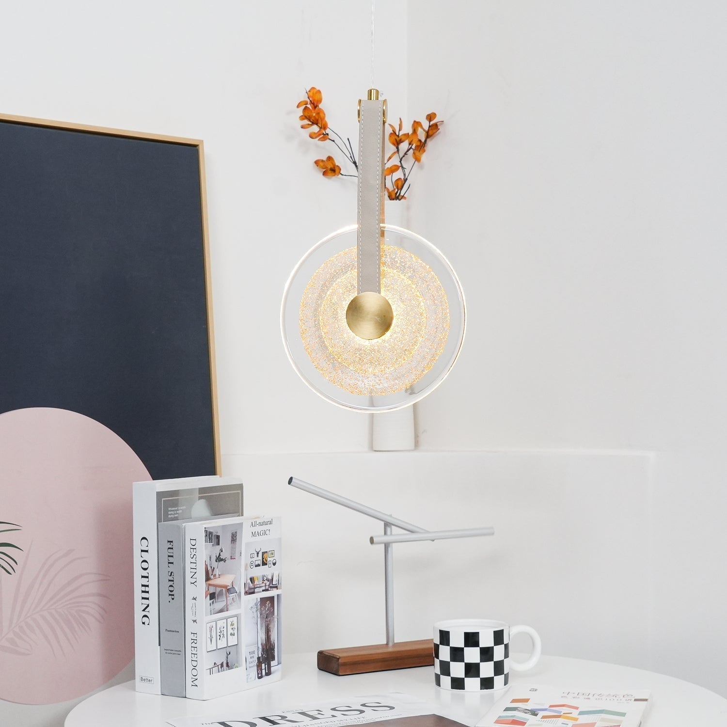 Zaylora Suspension Classique Cuir - Neutralighting