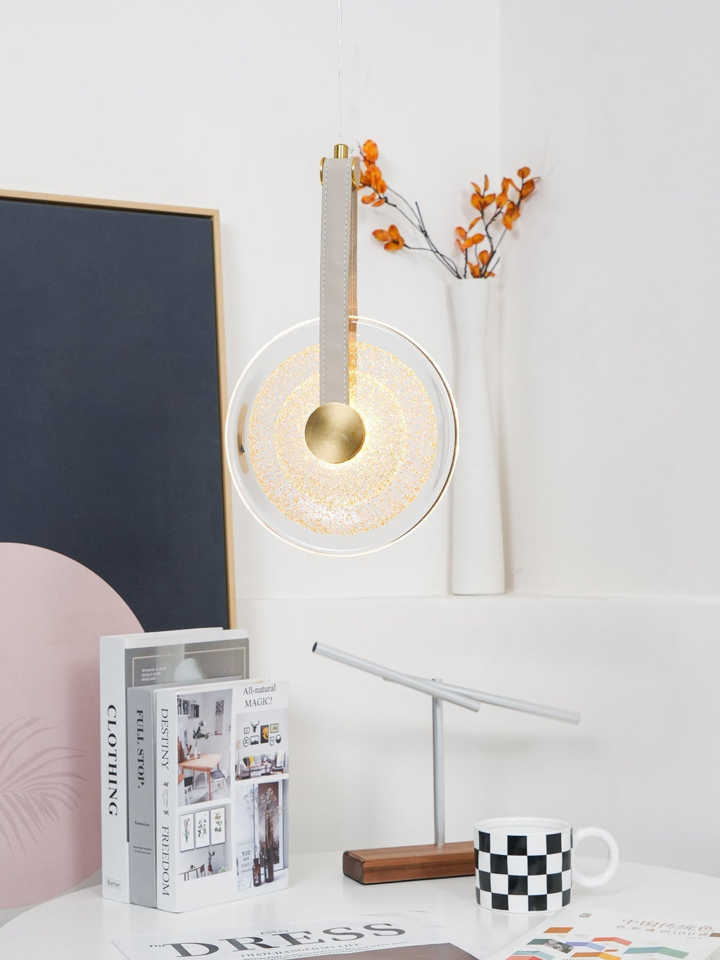 Zaylora Suspension Classique Cuir - Neutralighting