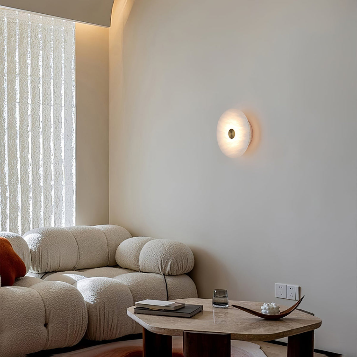 Selina Minimaliste Albâtre Plafonnier - Neutralighting