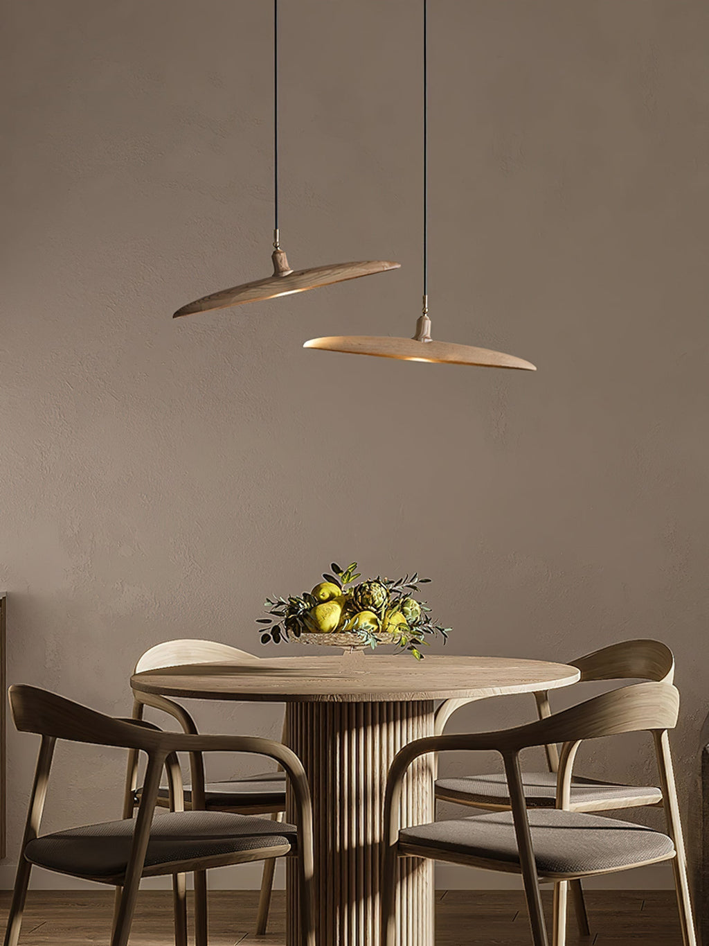 Zelirira Lame Bois Pendentif Lumière - Neutralighting