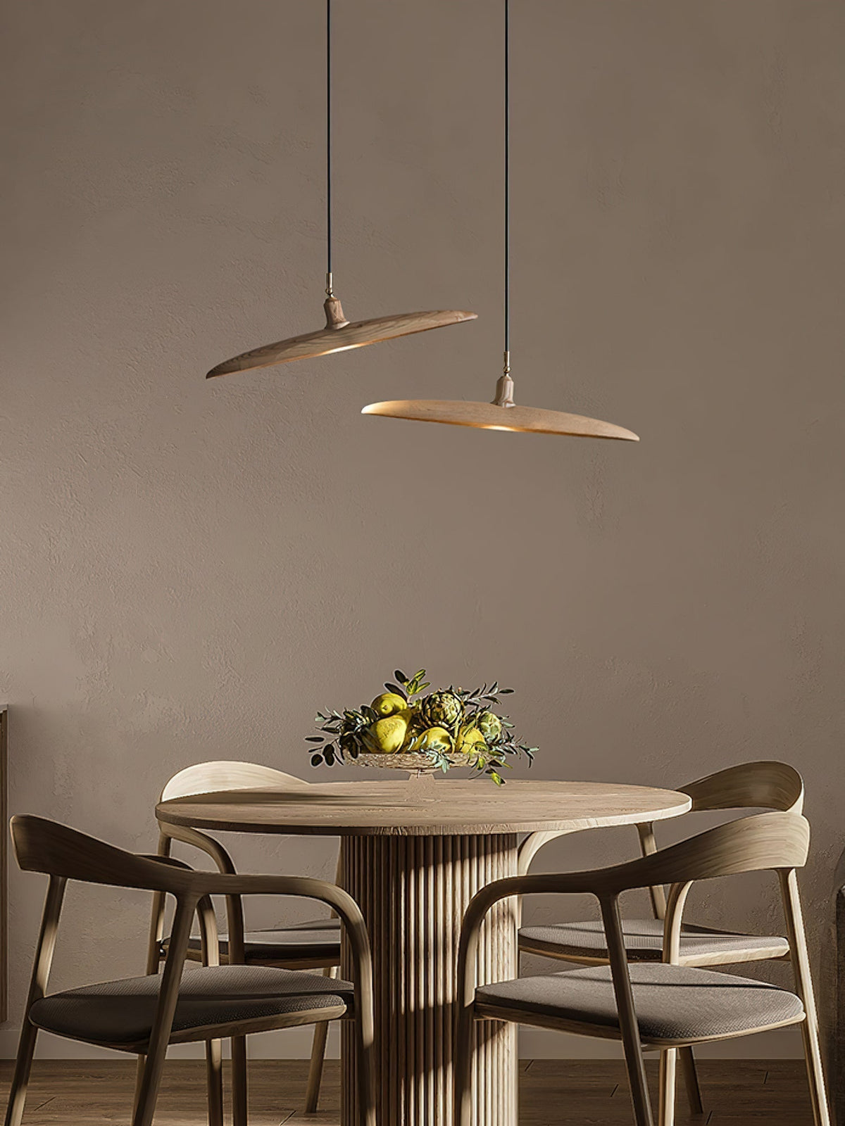 Zelirira Lame Bois Pendentif Lumière - Neutralighting
