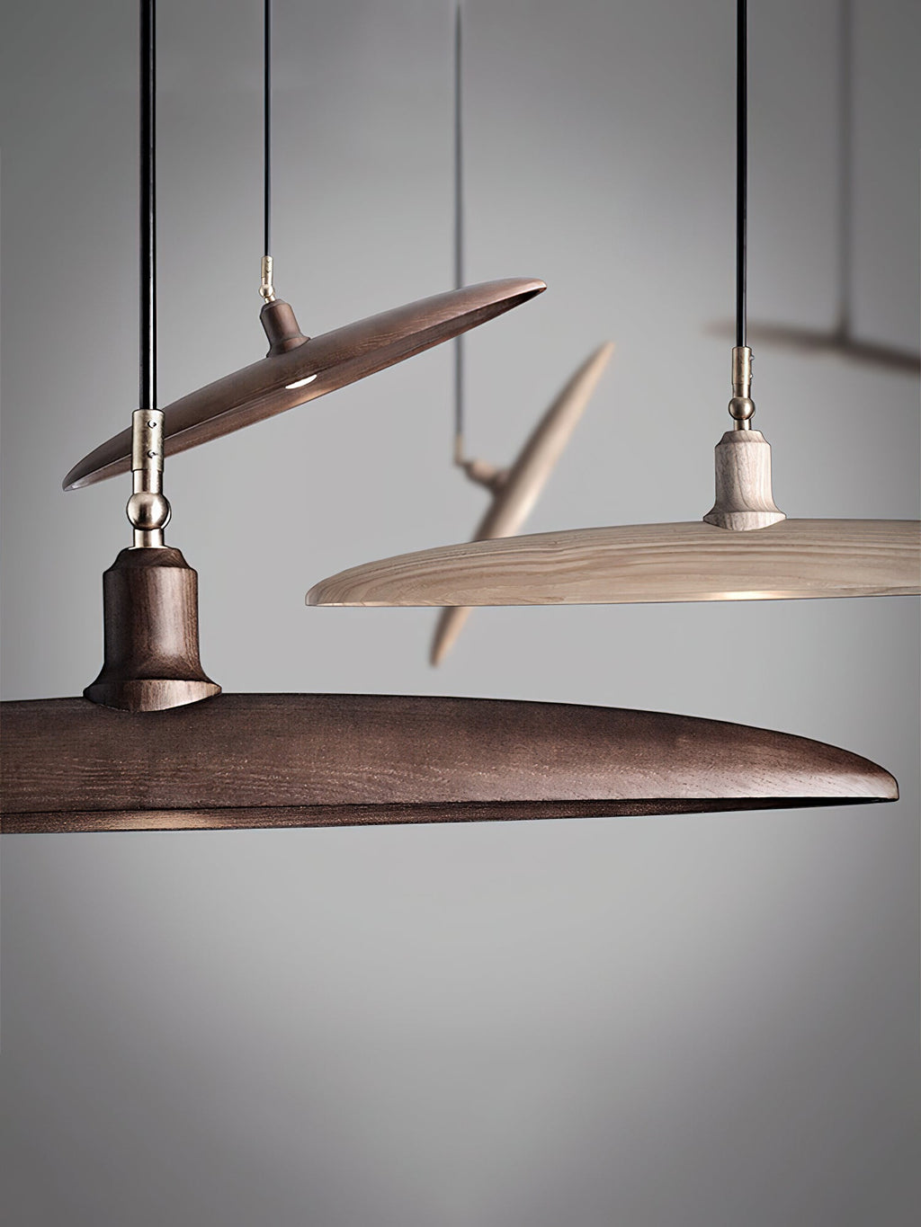 Zelirira Lame Bois Pendentif Lumière - Neutralighting