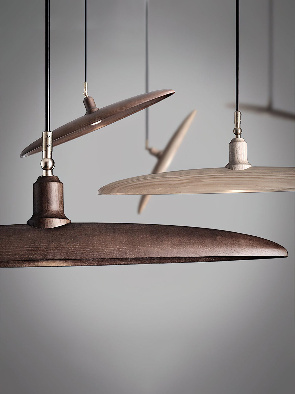 Zelirira Lame Bois Pendentif Lumière - Neutralighting