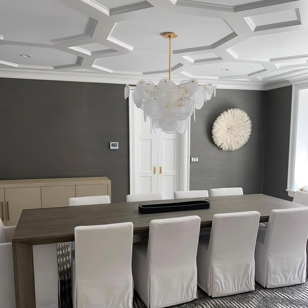 Olvynis Lustre en Cristal et Laiton avec Disques Luxueux - Neutralighting