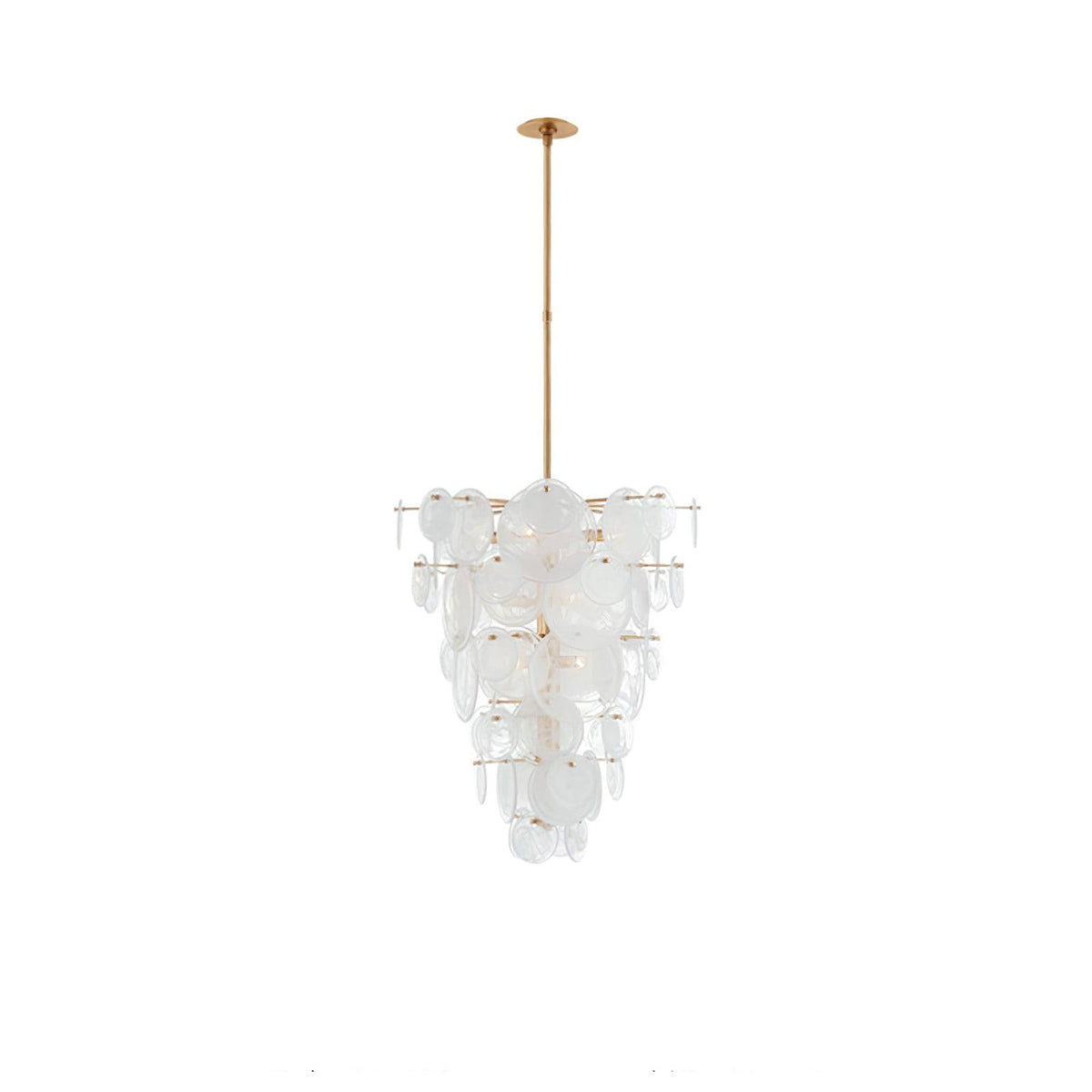 Olvynis Lustre en Cristal et Laiton avec Disques Luxueux - Neutralighting