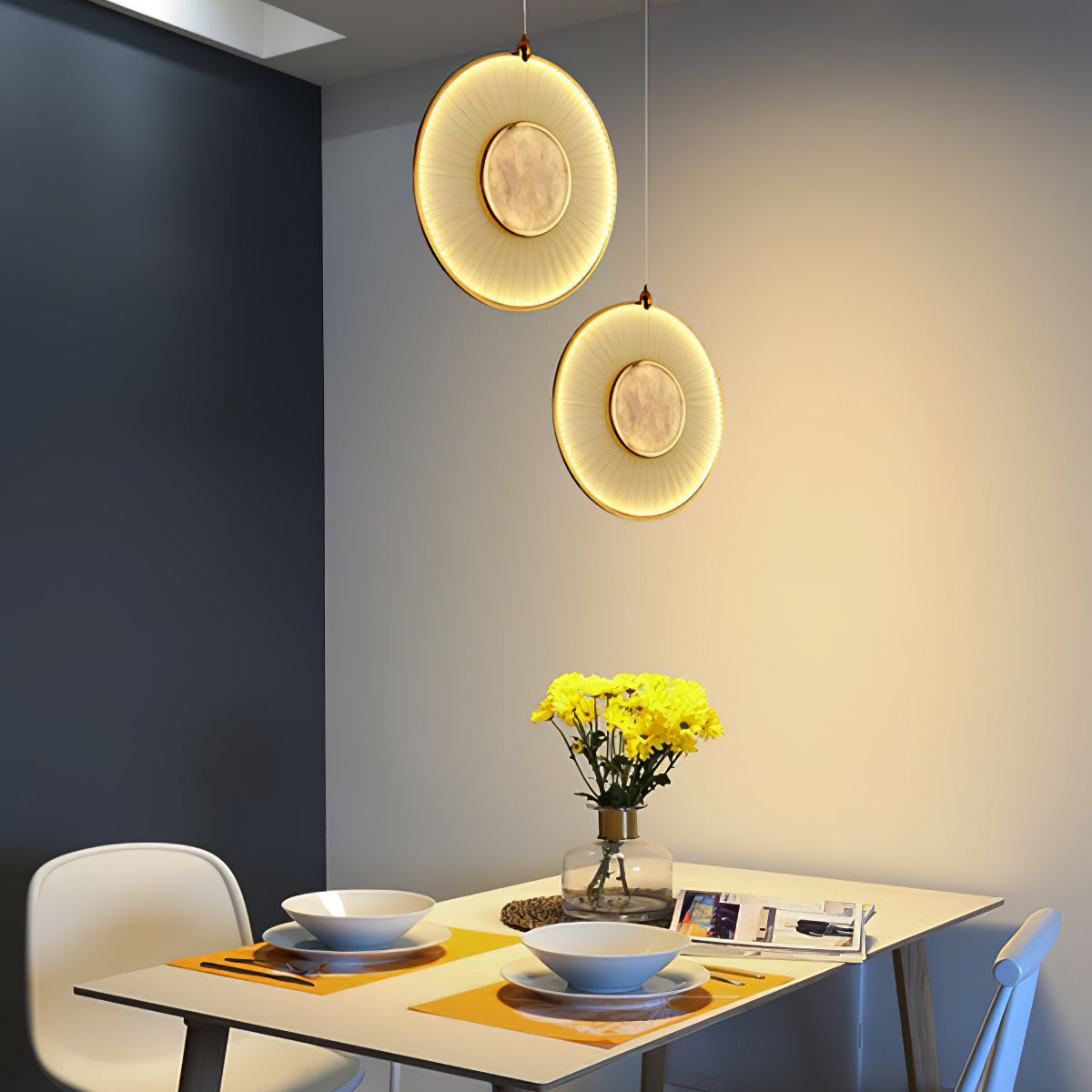 Nolan Lampe Pendante Moderne en Tissu - Neutralighting