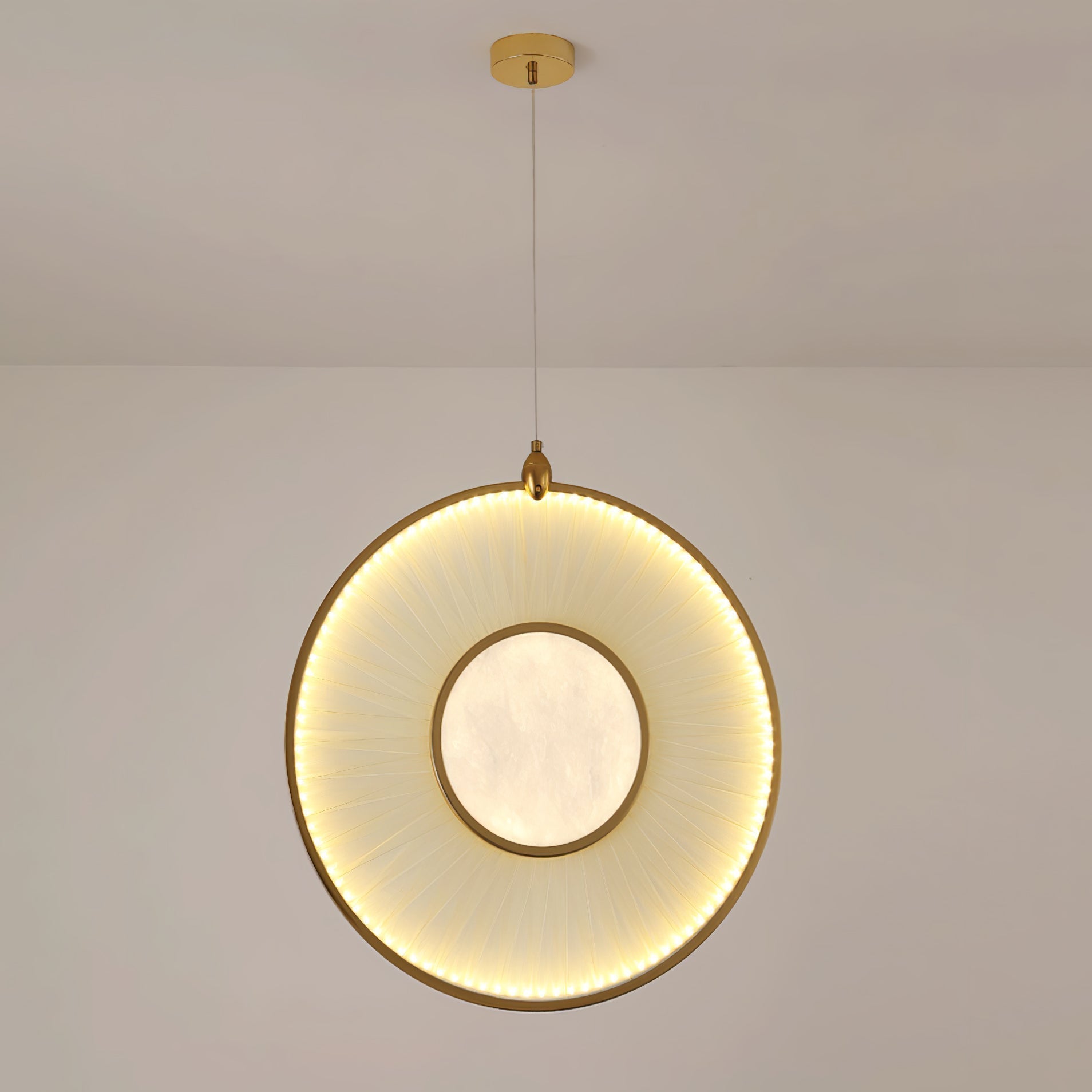 Nolan Lampe Pendante Moderne en Tissu - Neutralighting