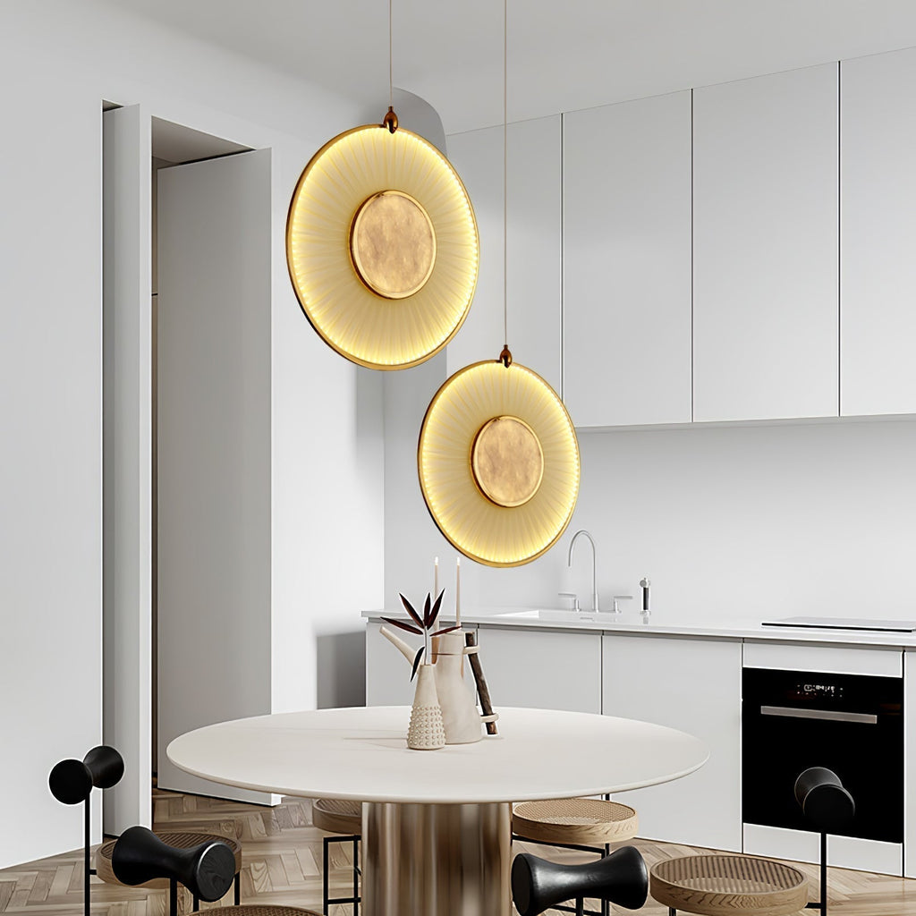 Nolan Lampe Pendante Moderne en Tissu - Neutralighting