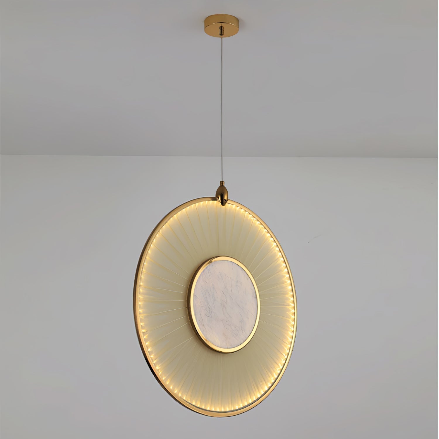 Nolan Lampe Pendante Moderne en Tissu - Neutralighting