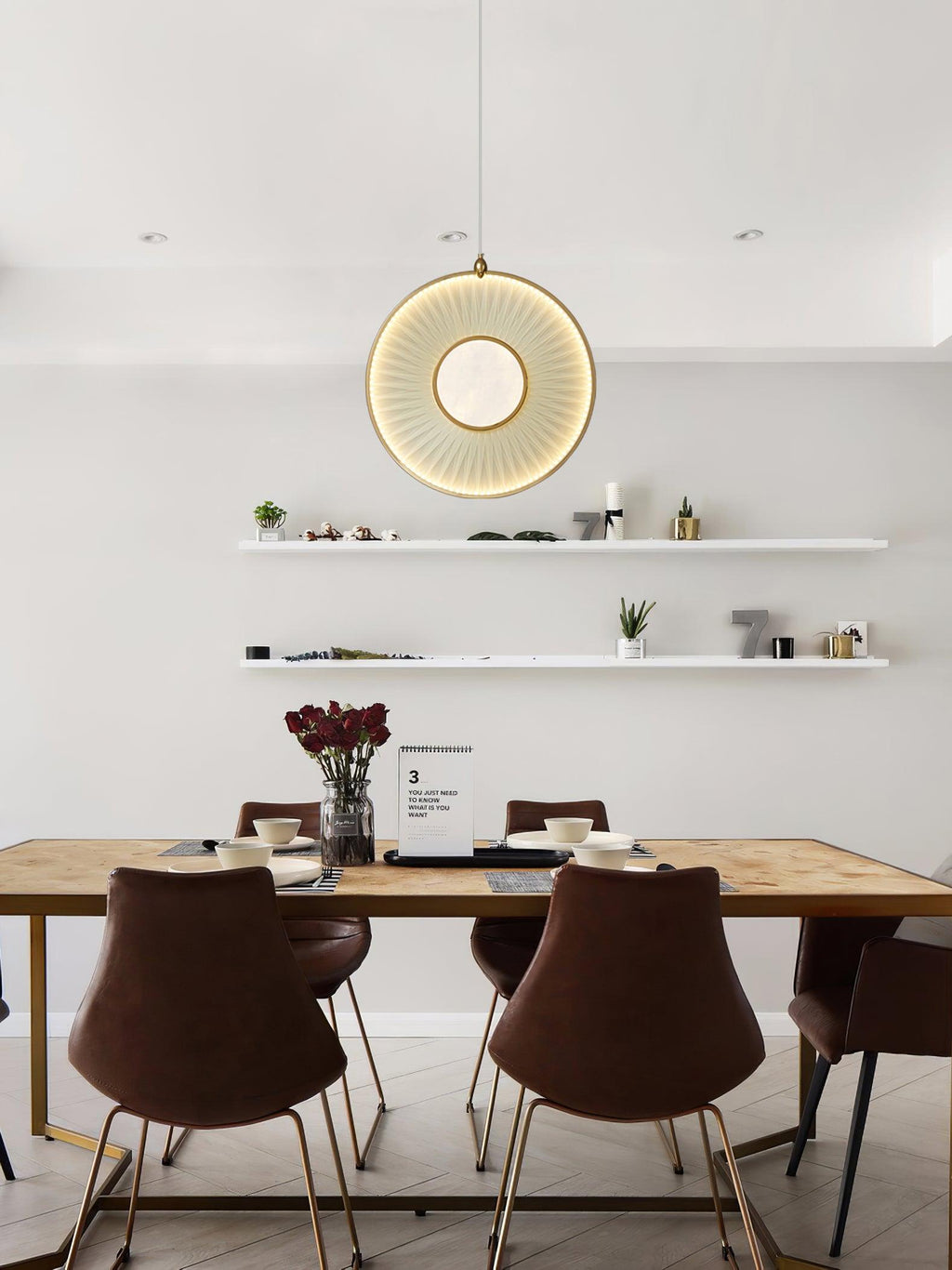 Nolan Lampe Pendante Moderne en Tissu - Neutralighting