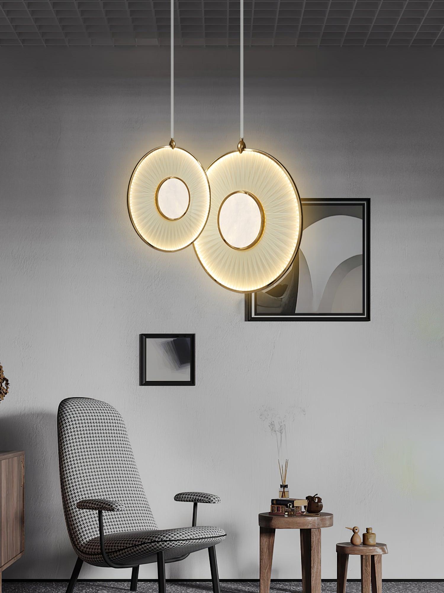 Nolan Lampe Pendante Moderne en Tissu - Neutralighting