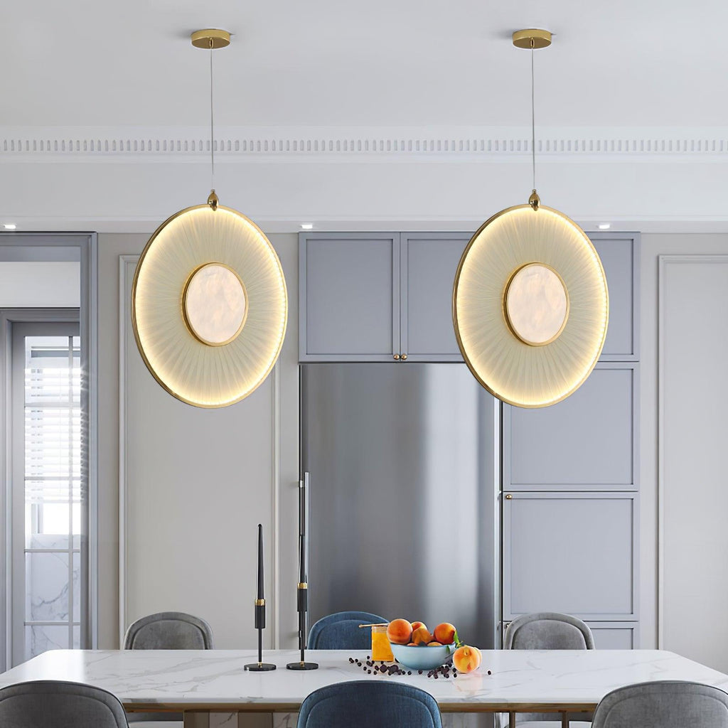 Nolan Lampe Pendante Moderne en Tissu - Neutralighting