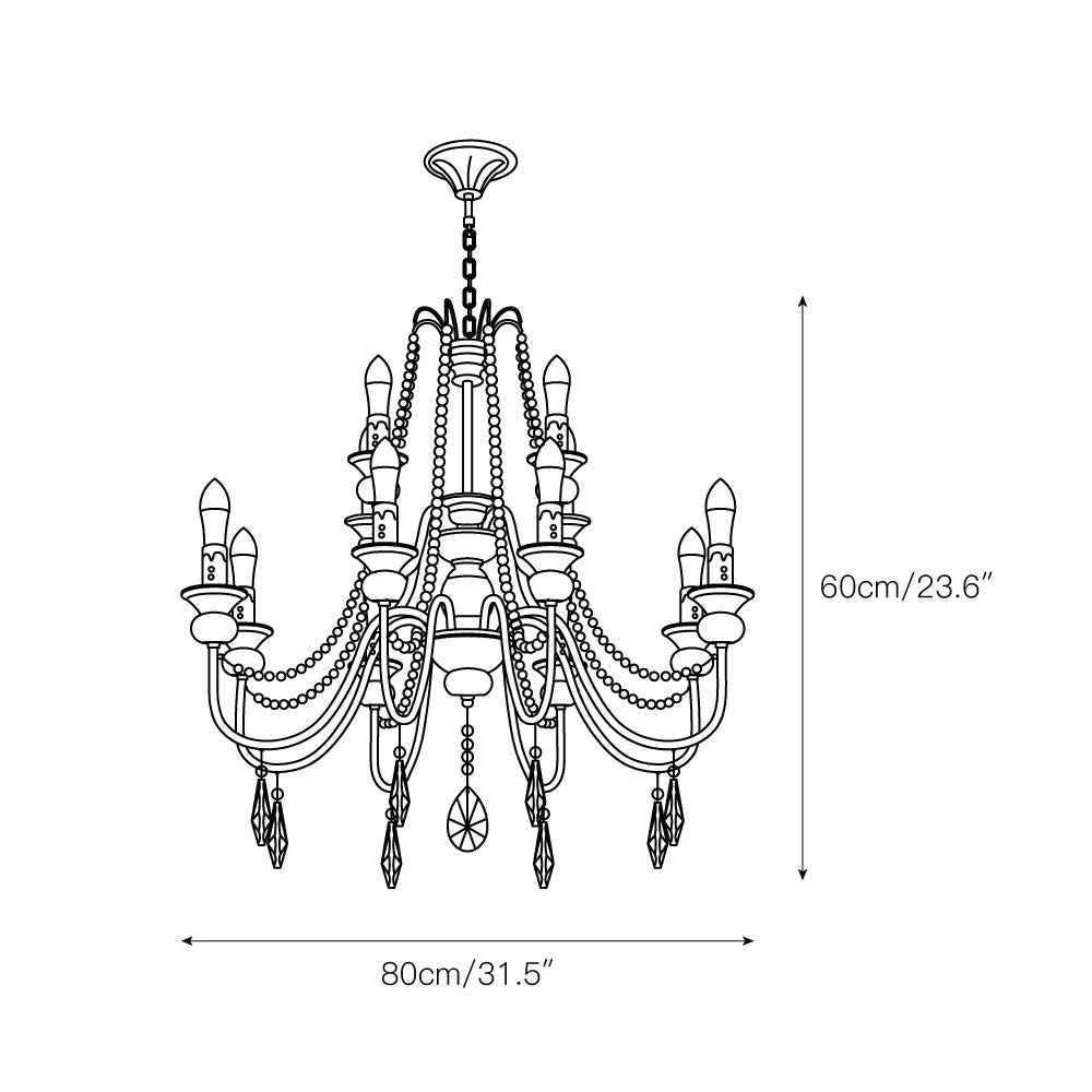 Mote Lustre Laiton Cristal Luxe Postmoderne - Neutralighting