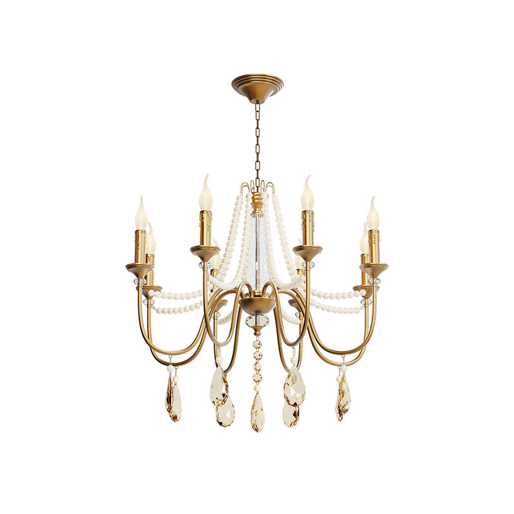 Mote Lustre Laiton Cristal Luxe Postmoderne - Neutralighting