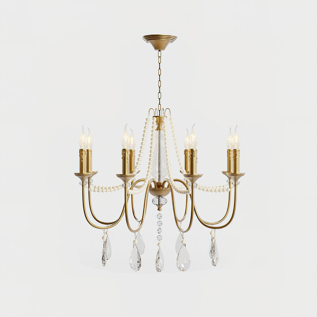 Mote Lustre Laiton Cristal Luxe Postmoderne - Neutralighting