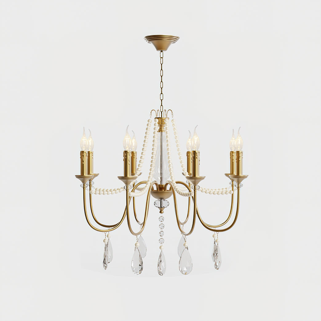 Mote Lustre Laiton Cristal Luxe Postmoderne - Neutralighting