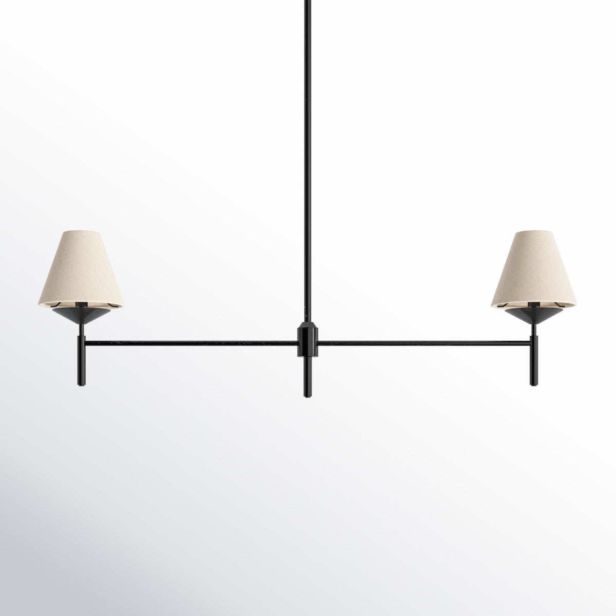 Ulphaa Lustre Tissu Noir Industriel Vintage - Neutralighting