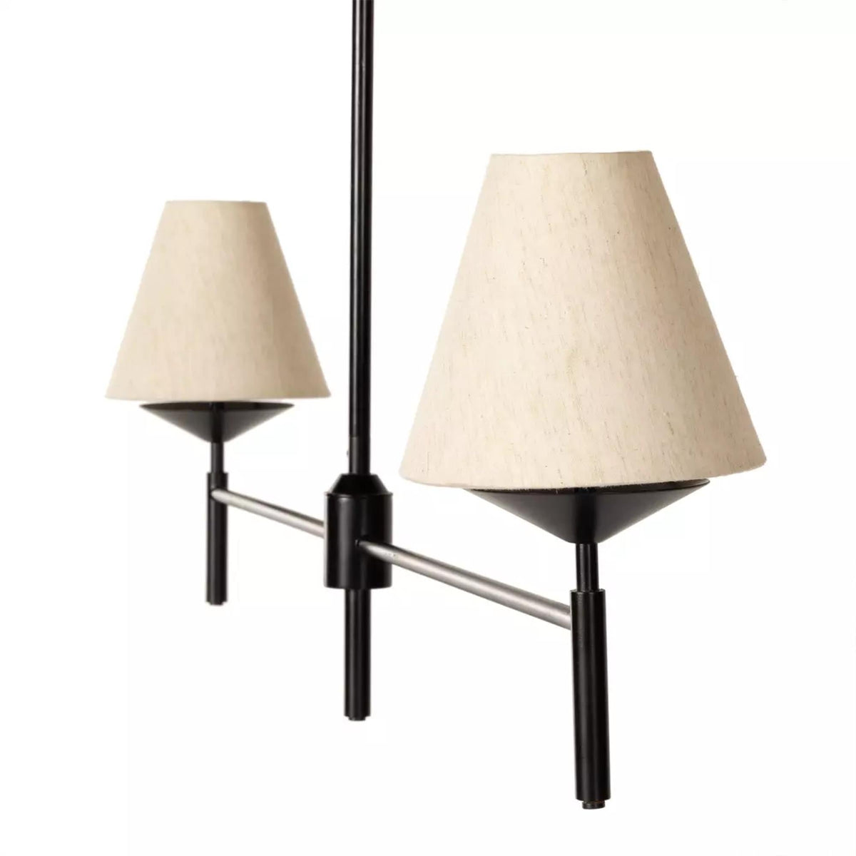 Ulphaa Lustre Tissu Noir Industriel Vintage - Neutralighting