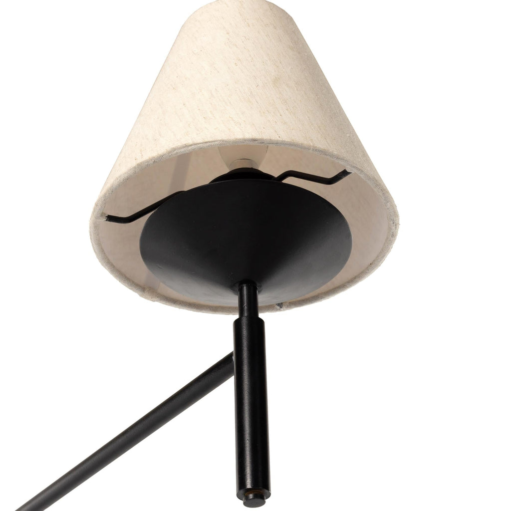 Ulphaa Lustre Tissu Noir Industriel Vintage - Neutralighting