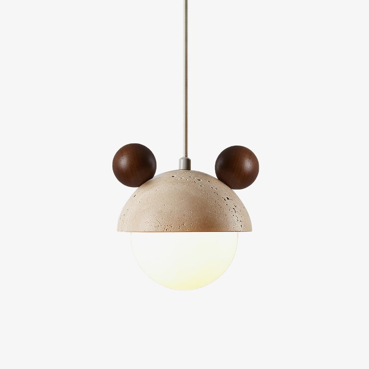 Lyraeus Suspension Moderne en Travertin - Neutralighting