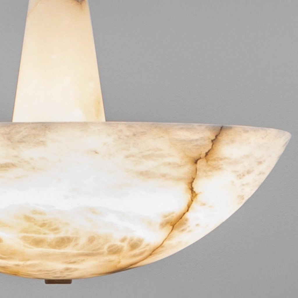 Umiros Chandelier Moderne en Albâtre - Neutralighting