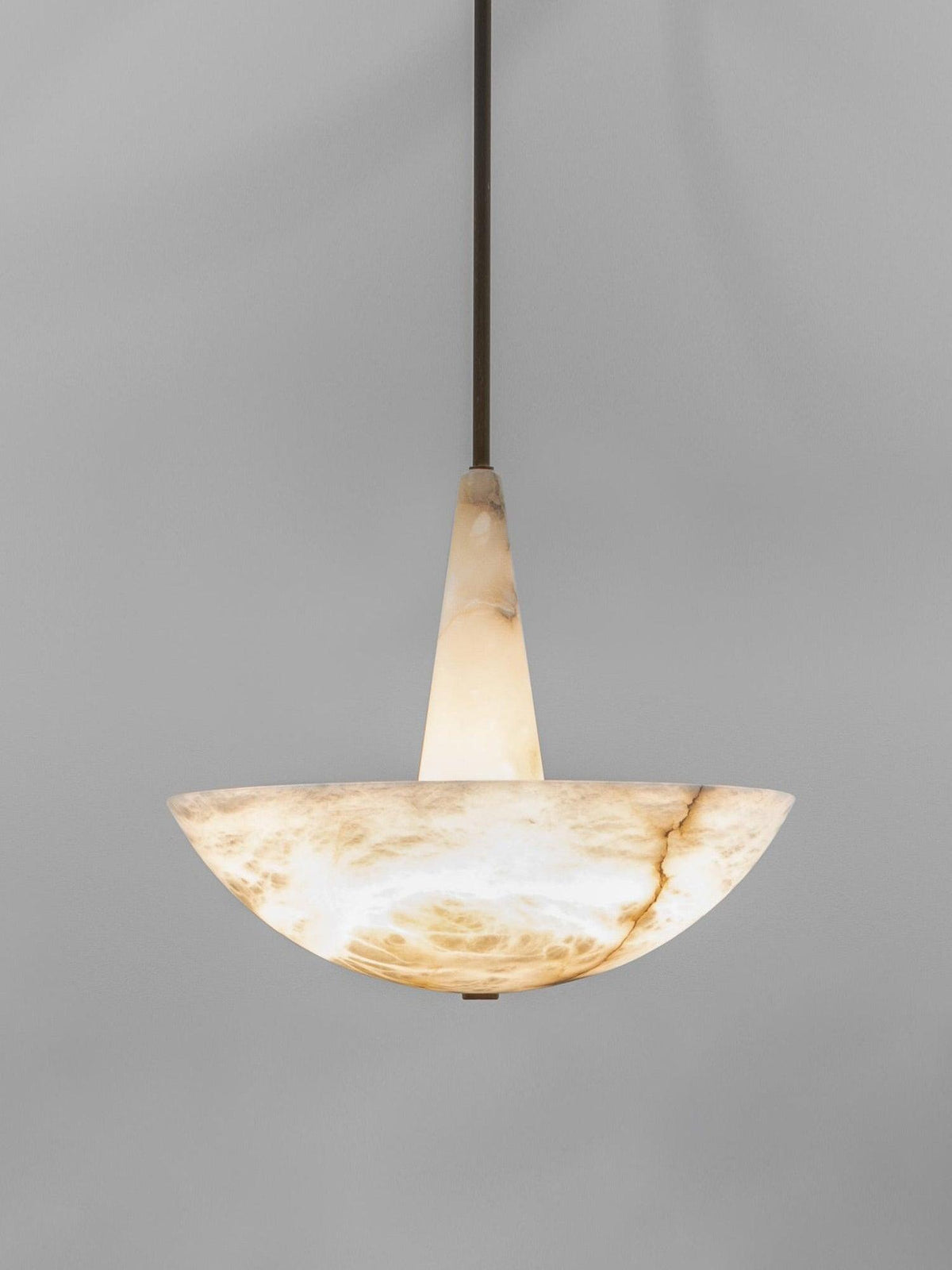 Umiros Chandelier Moderne en Albâtre - Neutralighting